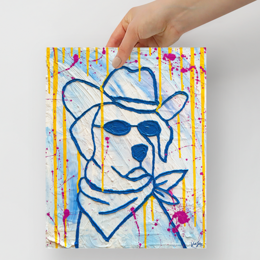 "Cowboy Doggo" Art Print 🐶