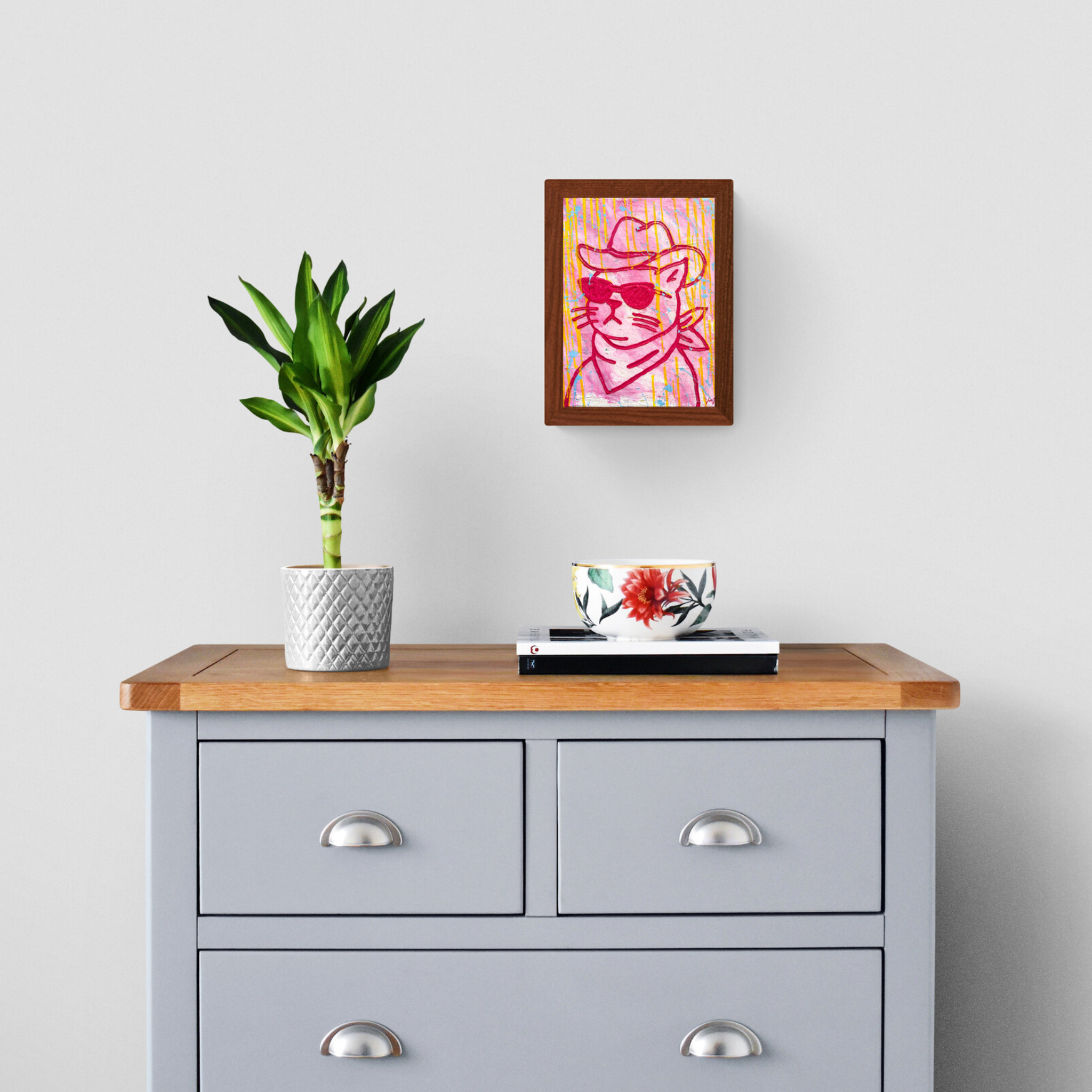 "Cowboy Kitty" Art Print 🐱