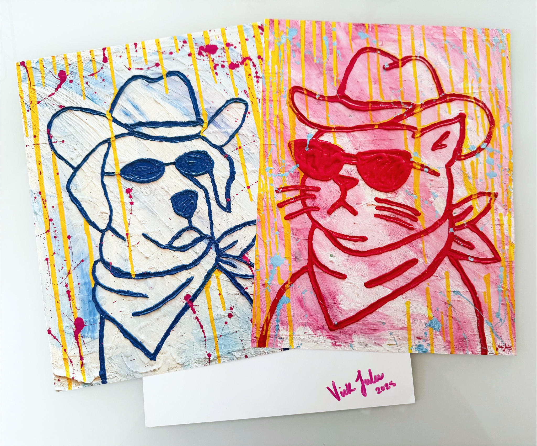 BOGO "Cowboy Doggo & Cowboy Kitty" Art Prints 🐶🐱